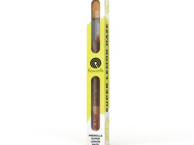 CBD Prerolls Super Neblina de Limão 50mg CBD 08g  Flowrolls