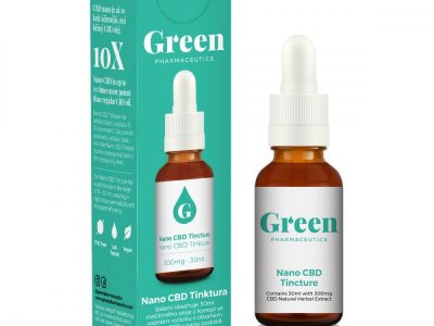 Tintura de Nano CBD da 300mg 30ml green Pharmaceutics