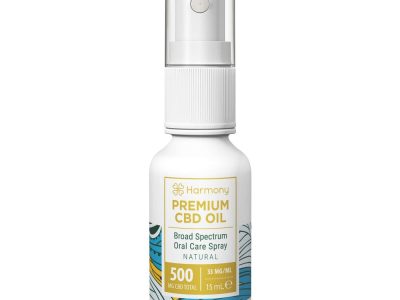 CBD Spray Oral Care 500mg 15ml Natural  Harmony