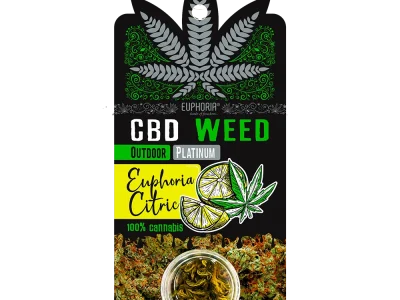 CBD Weed Platinum Euphoria Citric 07g  Euphoria