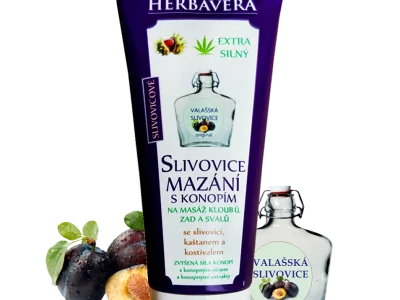 Lubrificante Ameixa com Cânhamo de 200ml  Herbavera