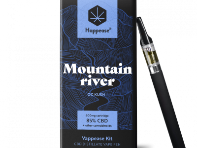 Kit Vaping 85% CBD 600mg Classic Mountain River  Happease