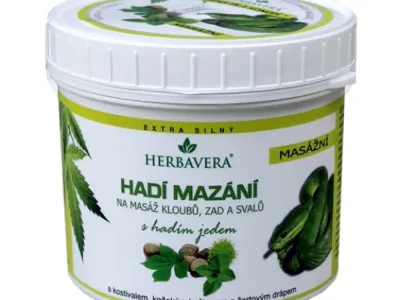 Pomada Cobra com Cânhamo e Castanha 500ml Herbavera