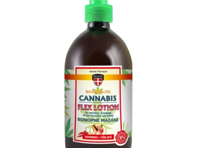 Loção Flex de Aquecimento com Doseador CANNABIS 500ml  Palácio