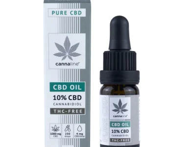 CBD Óleo de Cânhamo THC LIVRE 10% 1000mg 10ml  CANNALINE