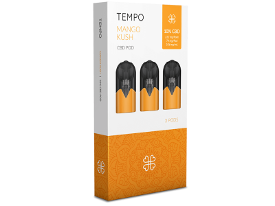Pacote de 3 Cápsulas Tempo  Mango Kush 318mg CBD  Harmony