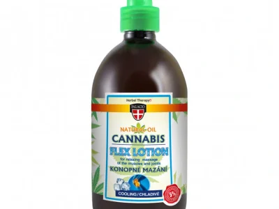 Gel de Massagem Flex Refrescante com Doseador CANNABIS 500ml  Palácio