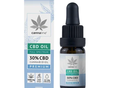 CBD Óleo de Cânhamo THC LIVRE 30% 3000mg 10ml  CANNALINE