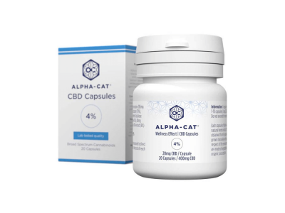 Cápsulas CBD 20x20mg 400mg  Alpha CAT