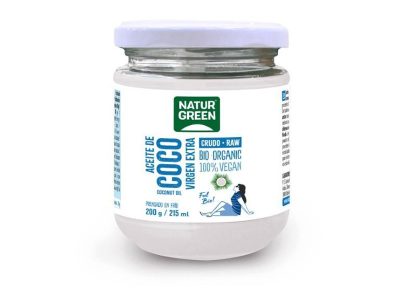 Bio 215ml/200g de óleo de coco virgem naturgreen