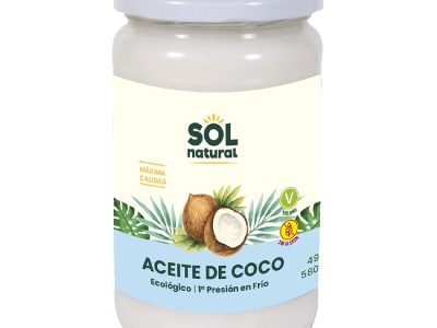 Óleo de coco virgem de biografia extra de 580 ml