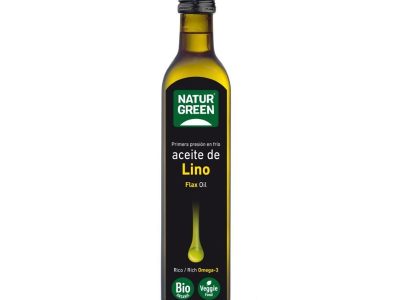 Óleo de linhaça orgânico 500ml Naturgreen