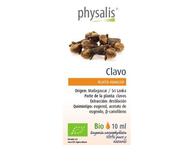 Bio 10 ml Physalis clove Óleo essencial
