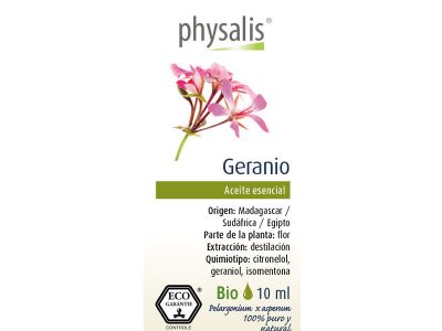 Bio 10 ml Physalis Gerânio Óleo Essential