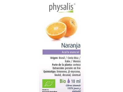 Óleo essencial de laranja 10 ml Physalis