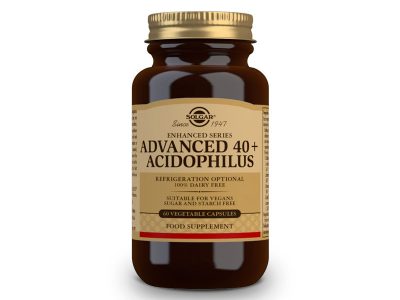 Solgar avançado de acidófilus 40+ 60vcaps