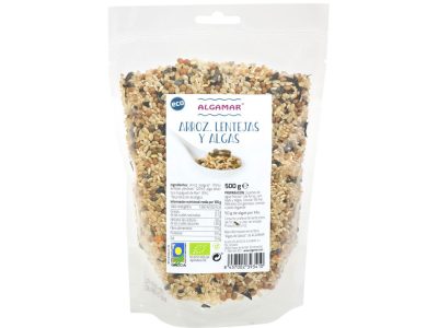 Lentilhas de arroz e alga 500g