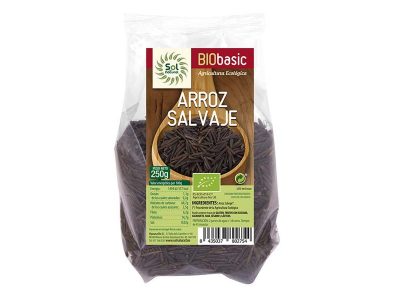 Bio de arroz selvagem 250 g de sol natural