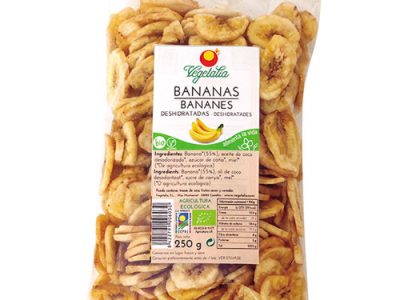 Chips desidratados de banana ccpae bio 250 g vegetal