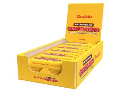 Caramelo macio de caramelo 12x55g barreia proteica de barbas