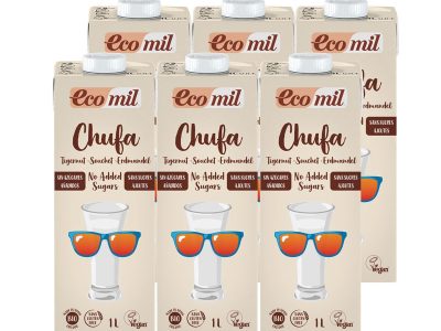 Beba Chufa Nature Horchata Bio 6x1L Ecomil