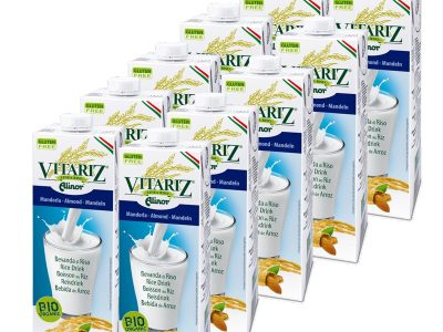 Bebida de arroz com amêndoas bio 10x1L Vitariz