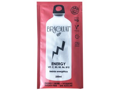 Bebida energética solúvel 15x9g Bragulat