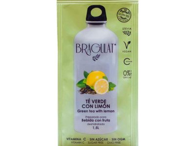 Bebida solúvel de chá verde e limão 15x9g Bragulat