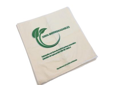 Bolsa sem alça de lixo 48x52 100% biodegradável 100 UNDS