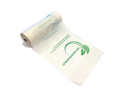 Bolsa sem rolo 30x40 100% biodegradável 500 unds
