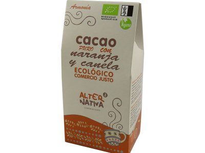Cacau puro com laranja e canela bio 125g alternativa3