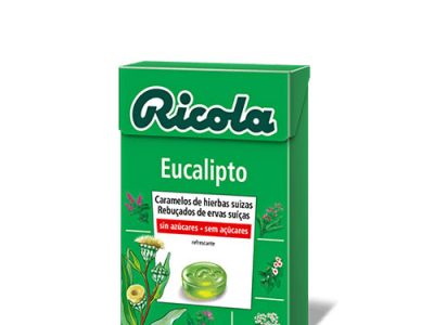 Candy de eucalipto sem açúcar 50g ricola
