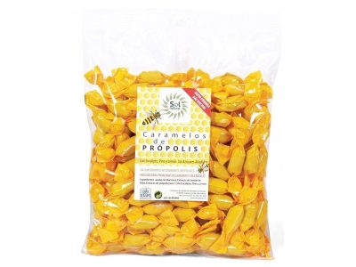 Caramelos propolis a granel 500g sol natural