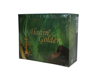 Carbono para queimar comprimidos de aladina dourados 10x10