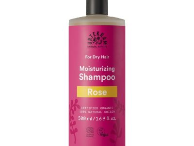 Shampoo rosa para cabelos normais bio 500ml urtekram