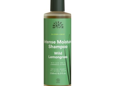 Shampoo hidratante Urtekram Blown Away Wild com capim-limão 250ml