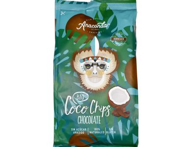 Batatas fritas de coco com bio 30g anaconda cacau