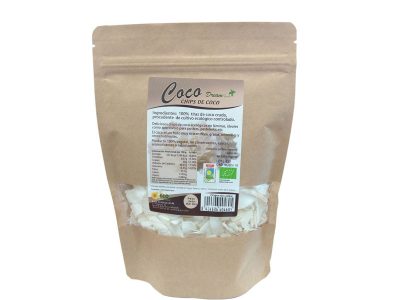 Lascas de coco cruas bio 150 g de sonho alimentos
