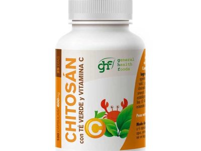Quitosana+chá verde 600 mg cápsulas de 100 ghf