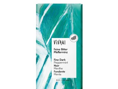 Chocolate preto 68% com biografia de hortelã 100g Vivani