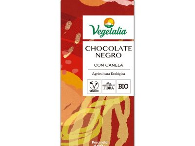 Chocolate preto com canela 100g vegetal