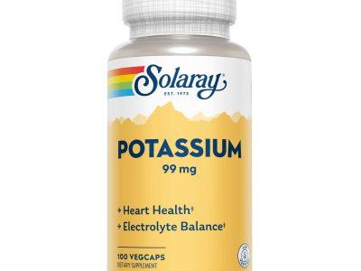 Citrato potássio 99mg 60vcaps solaray