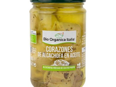 Corações de alcachofra em óleo orgânico BIO 280G