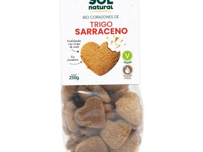 Sarcene Wheat Hearts com Sirope Maiz Bio 250G Sun Natural