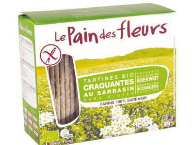 Saraceno livre de glúten Cracker 150g Le Pain des Fleurs