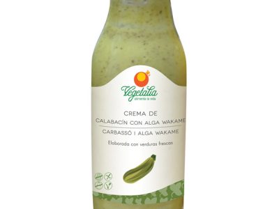 Creme de abobrinha com algas wakame bio 500 ml de vegetal