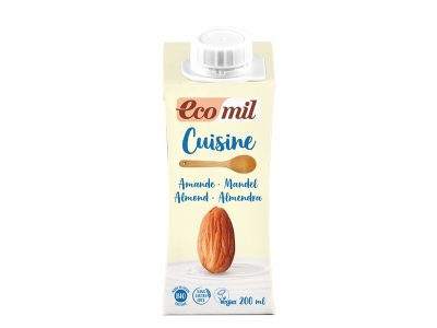 Creme de cozinha de amêndoa Bio 200ml Ecomil