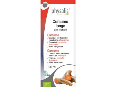 Curcum (Curcuma longa) Extrato hidroalcohólico Bio 100ml Physalis