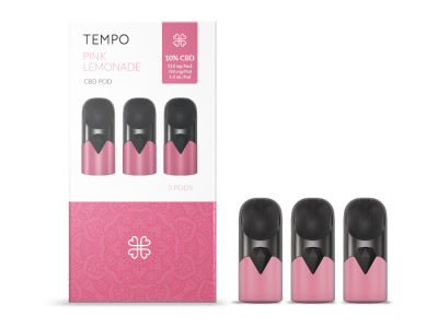 Pacote de 3 Cápsulas Tempo  Limonada Rosa 318mg CBD  Harmony