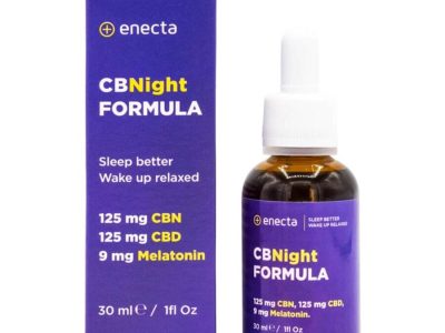 Óleo de cânhamo CBNight com Melatonina 125mg CBN 125mg CBD 30ml  Enecta